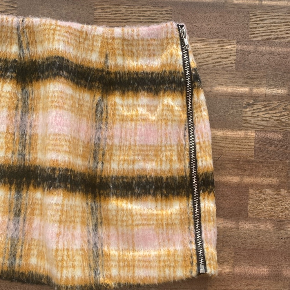 For Love And Lemons Rachel Wool Blend Mini Skirt Size Small - Picture 5 of 8